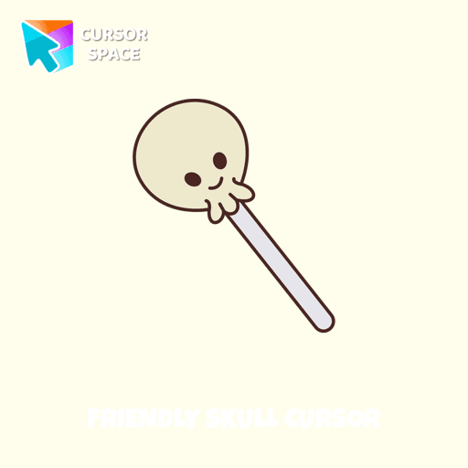 Friendly Skull cursor pointer cursor