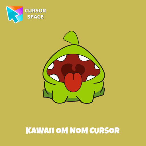 Kawaii Om Nom cursor pointer cursor