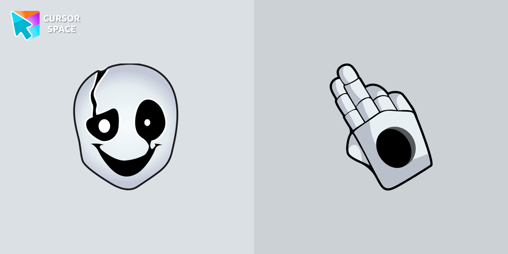 Undertale W. D. Gaster cursor